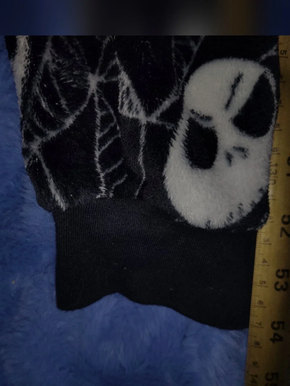 Jack Skellington One-Piece Pajama Romper - Black & White - Picture 2 of 6